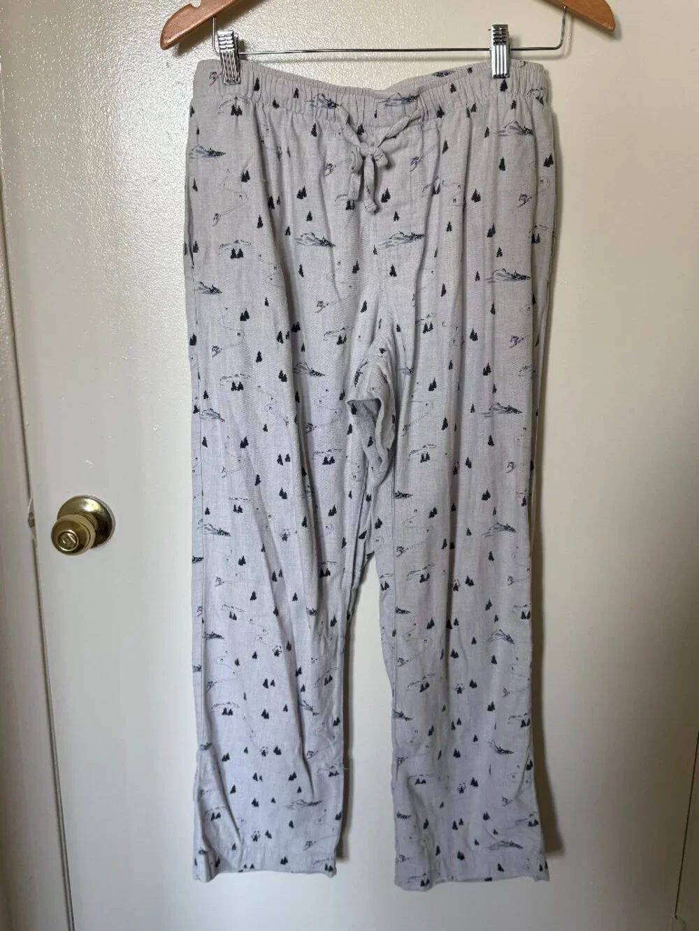 Banana Republic Gray Ski Print Pajama Lounge Pants M​